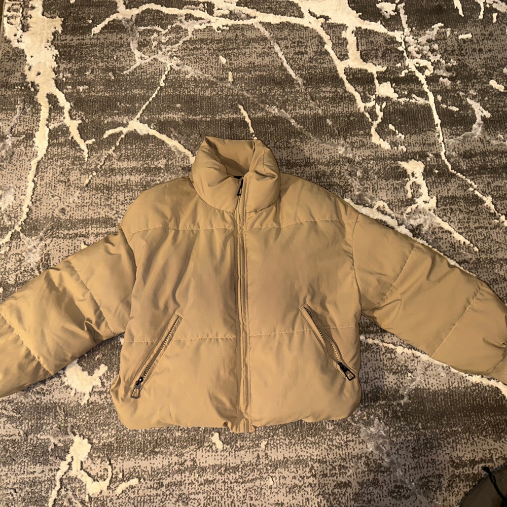 Princess Polly Brown Puffer Coat